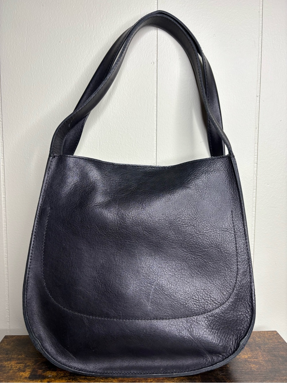 Madewell Sydney Convertible Shoulder Crossbody Leather Bucket Bag Womens - Picture 10 of 11